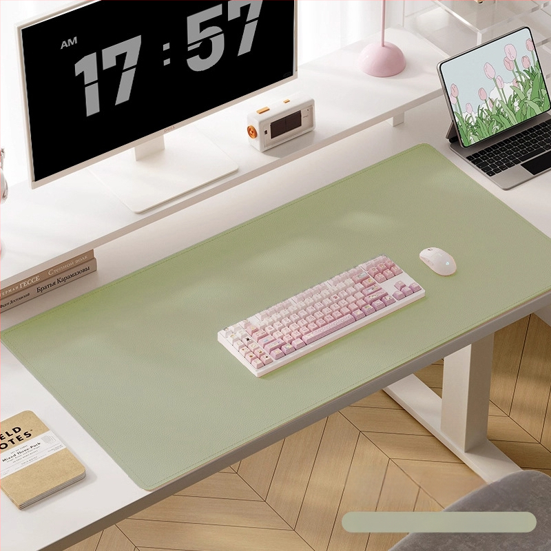 Ādas galda paliktnis, divpusējs, pretslīdēšana, karstā pārneses druka, logotipa druka iespējama, pielāgoti paraugi un zīmējumi