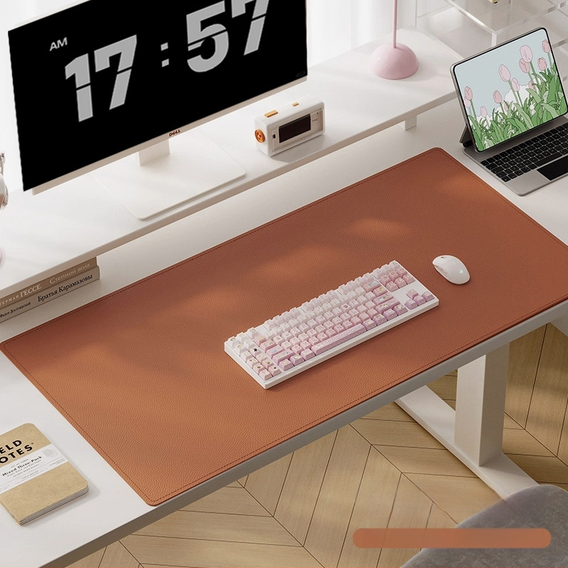 Ādas galda paliktnis, divpusējs, pretslīdēšana, karstā pārneses druka, logotipa druka iespējama, pielāgoti paraugi un zīmējumi