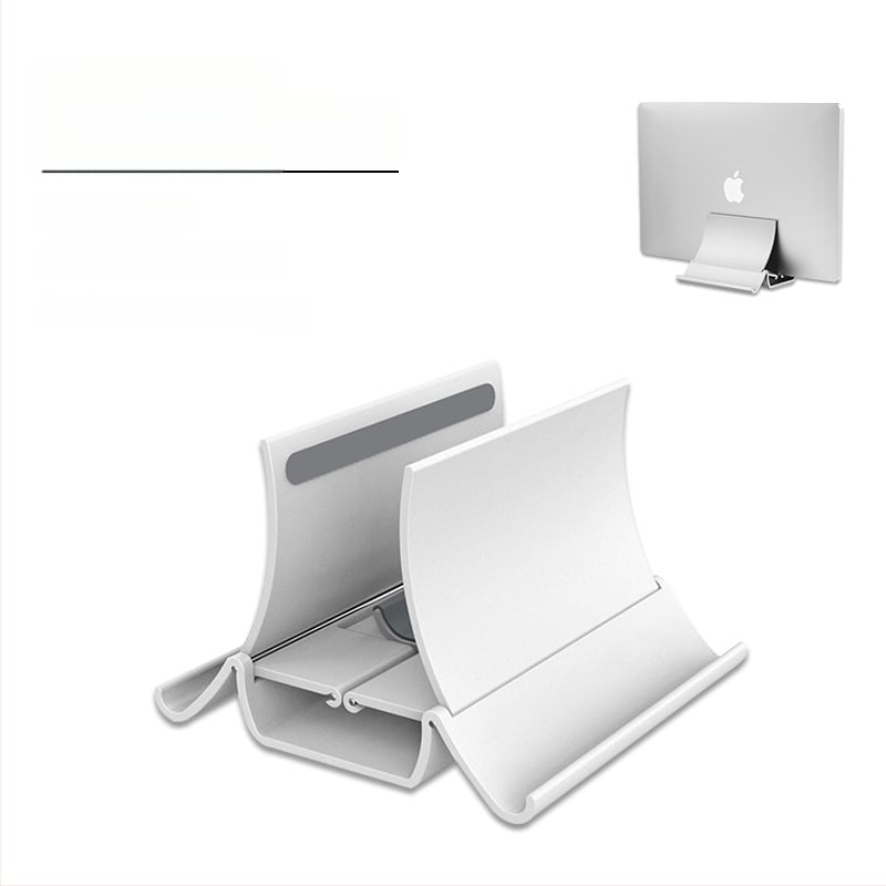 Portatīvā klēpjdatora vertikālais statīvs ar gravitācijas uzglabāšanu, augšupvērsts galda turētājs ar dzesēšanas atbalstu, modelis Gravity bracket, svars 371 g