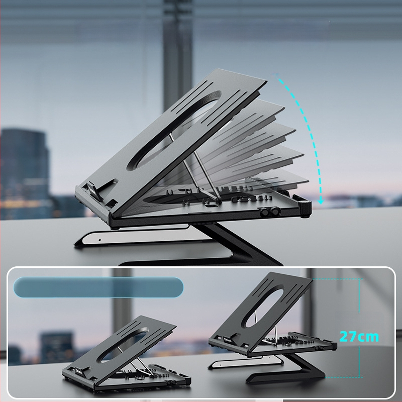 Datora portatīvā statīva ar pacēlumu dzesēšanai — Modelis Yh-ap9001, Plastmasa, Griežams, Zīmols Oimaster / i love moosite