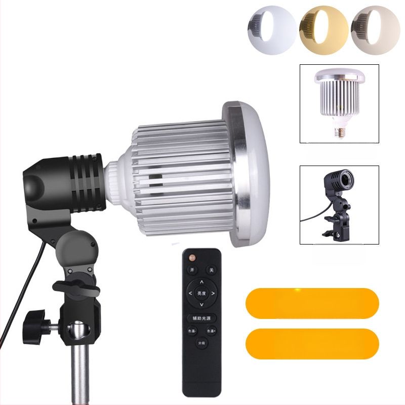 85W LED täiendav valgus live-ülekannete ja fotostsantsile, 220V, LED allikas, E14 pistikühendusega, 3m ulatus