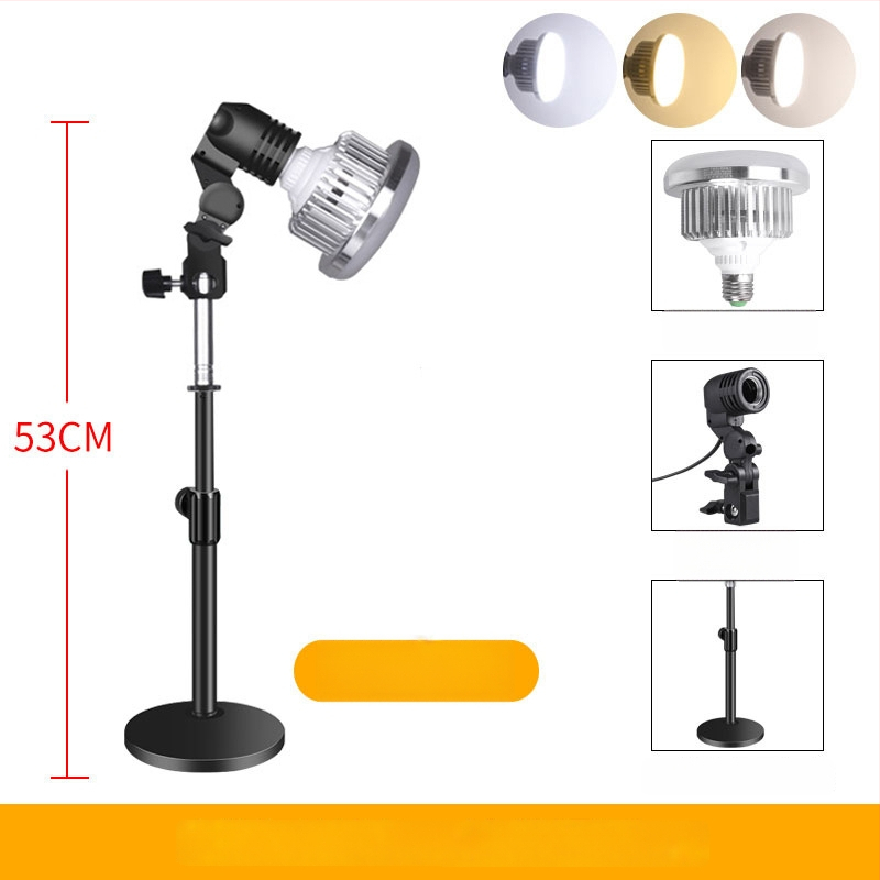 85W LED täiendav valgus live-ülekannete ja fotostsantsile, 220V, LED allikas, E14 pistikühendusega, 3m ulatus