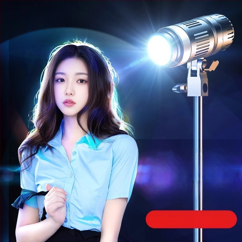 Transliacijoms grožiui skirtas šviesos su plaukų papildomu šviesos, fokuso šviesa ir kontūro šviesa, daugiažymė spalvų temperatūra, atskiras maitinimo šaltinis, ryškumo reguliavimas