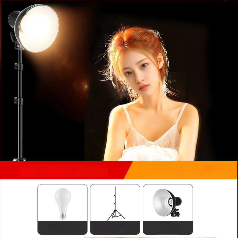 Transliacijoms grožiui skirtas šviesos su plaukų papildomu šviesos, fokuso šviesa ir kontūro šviesa, daugiažymė spalvų temperatūra, atskiras maitinimo šaltinis, ryškumo reguliavimas