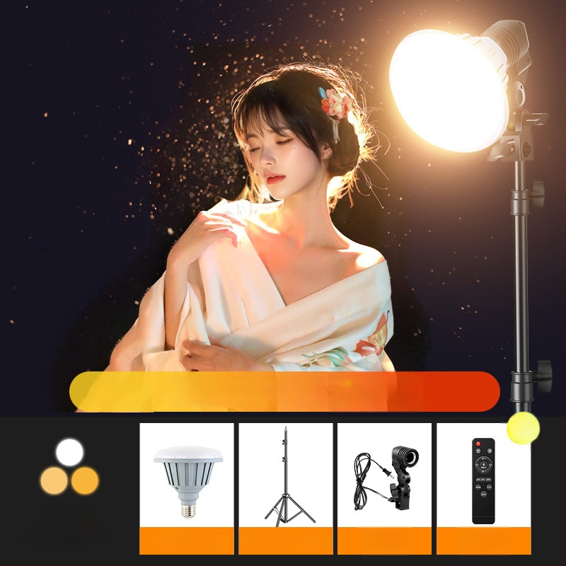 Transliacijoms grožiui skirtas šviesos su plaukų papildomu šviesos, fokuso šviesa ir kontūro šviesa, daugiažymė spalvų temperatūra, atskiras maitinimo šaltinis, ryškumo reguliavimas