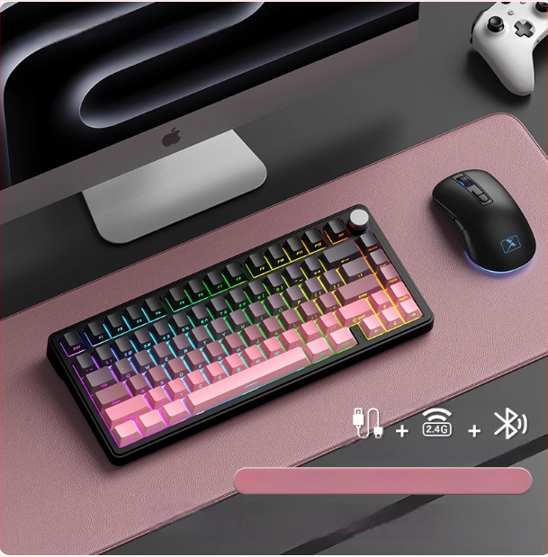 Гейминг клавиатура, безжична, механични превключватели, RGB подсветка, водоустойчива