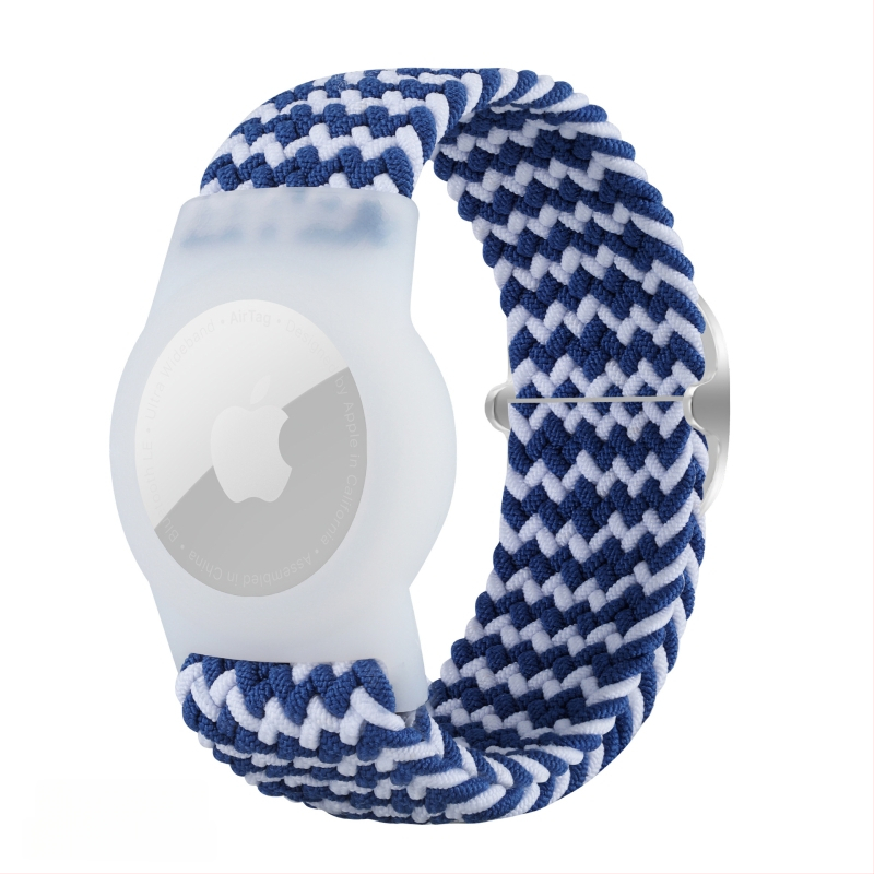 Airtag drošības vāciņš ar neilona pīti, TPU materiāls, rokas darbs, mīksts korpuss