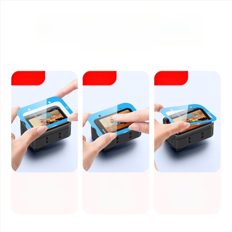 Insta360 AcePro2 ekranų ir objektyvo apsauga — kietas stiklas, AR antiatspindėjimo danga