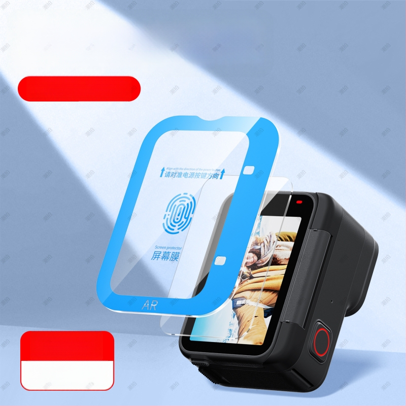 Insta360 AcePro2 ekranų ir objektyvo apsauga — kietas stiklas, AR antiatspindėjimo danga