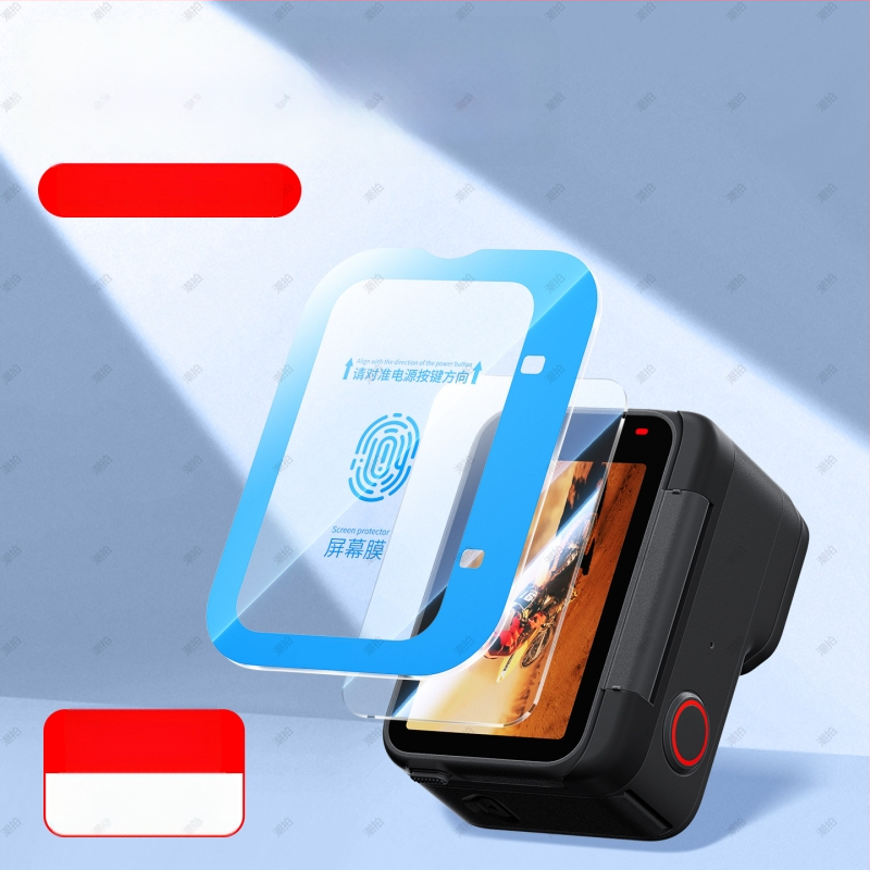 Insta360 AcePro2 ekranų ir objektyvo apsauga — kietas stiklas, AR antiatspindėjimo danga