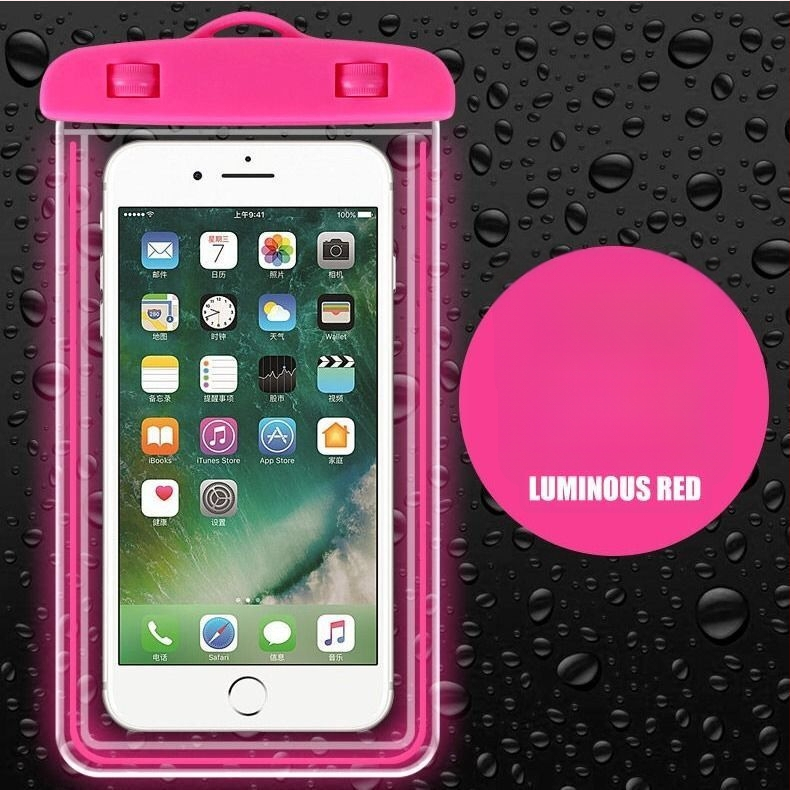 PU vízálló telefontok úszáshoz és búvárkodáshoz, érintőképernyő-kompatibilis, víz alatti táska nyakpánttal