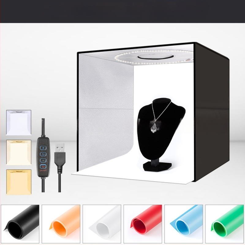 LT40 kompakti studijos fotografinio komplektas su Oxford audiniu, svoris 2 kg, vieno žingsnio surinkimas