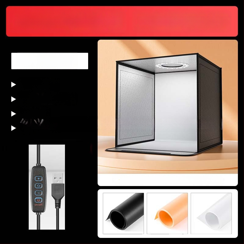 LT40 kompakti studijos fotografinio komplektas su Oxford audiniu, svoris 2 kg, vieno žingsnio surinkimas