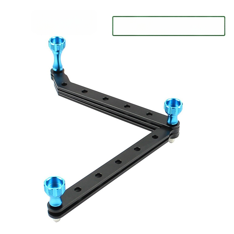 GoPro suderinamas išplėtimo laikiklis sulankstomam įrenginiui, aliuminio lydinys, 0,13 kg, išleistas 2017 m.