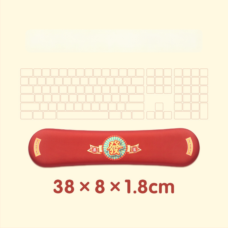 Rokas locītavas paliktnis tastatūrai un pelei ar atmiņas putām un silikona audumu, vienpusīgs, ar logotipu