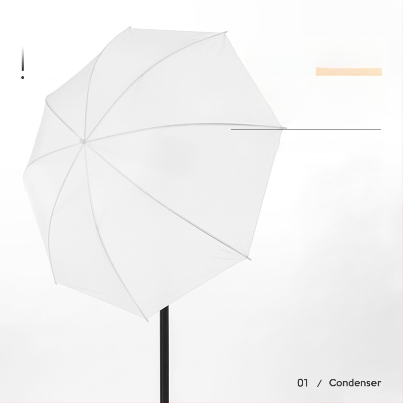 Fotografinis reflektuojantis skėtis šviesai, parabolinis dizainas, prekės ženklas Miaotu, modelis Reflective umbrella, maksimalus apkrova 2–5 kg, svoris 0,5 kg