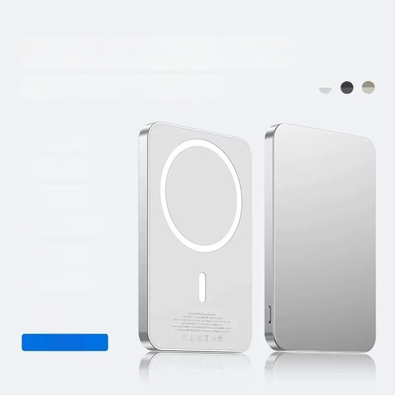 CCC sertificēts MagSafe bezvadu Power Bank iPhone ierīcēm – 15W izvads, QC 2.0 ātrā uzlāde