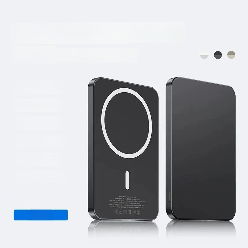 CCC sertificēts MagSafe bezvadu Power Bank iPhone ierīcēm – 15W izvads, QC 2.0 ātrā uzlāde