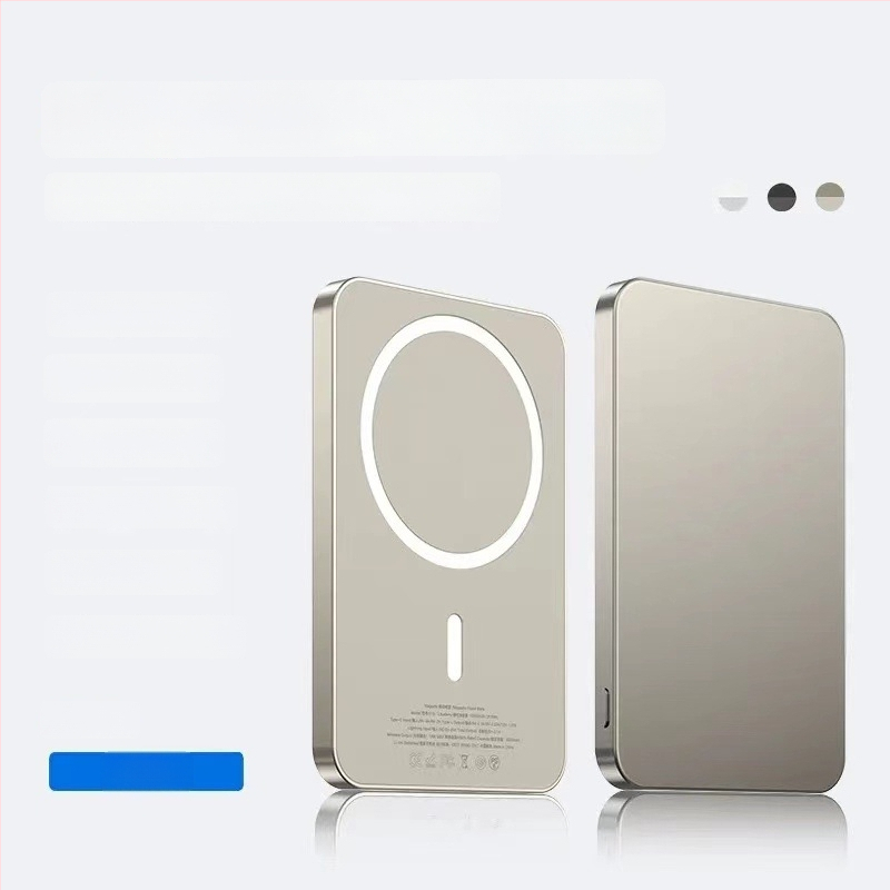 CCC sertificēts MagSafe bezvadu Power Bank iPhone ierīcēm – 15W izvads, QC 2.0 ātrā uzlāde