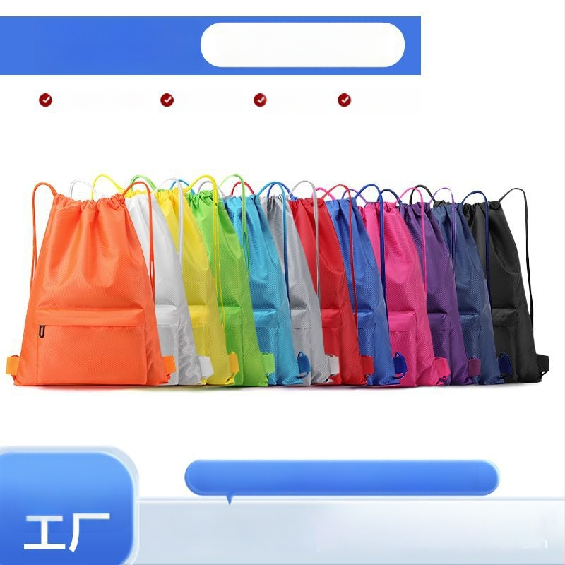 Чанта за баскетбол от Oxford платно – голям капацитет, завързваща спортна чанта за открити спортове (баскетбол, волейбол, бягане)