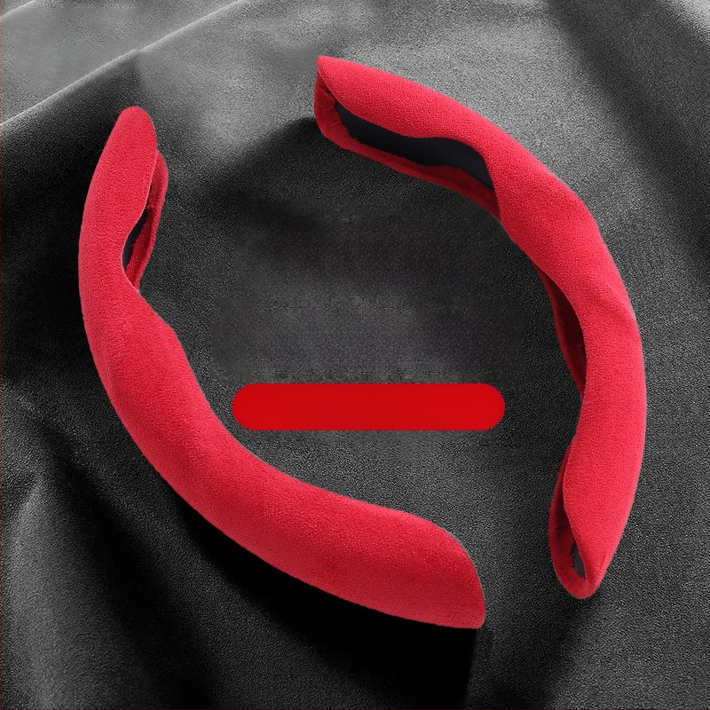 Automašīnas stūres pārsegs – ultra plāns, pretslīdēšana, mākslīgā āda ar suedes efektu, nodilumizturīgs, visu sezonu, sporta stils, universāla piemērošana