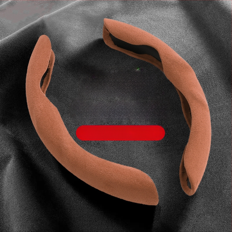 Automašīnas stūres pārsegs – ultra plāns, pretslīdēšana, mākslīgā āda ar suedes efektu, nodilumizturīgs, visu sezonu, sporta stils, universāla piemērošana