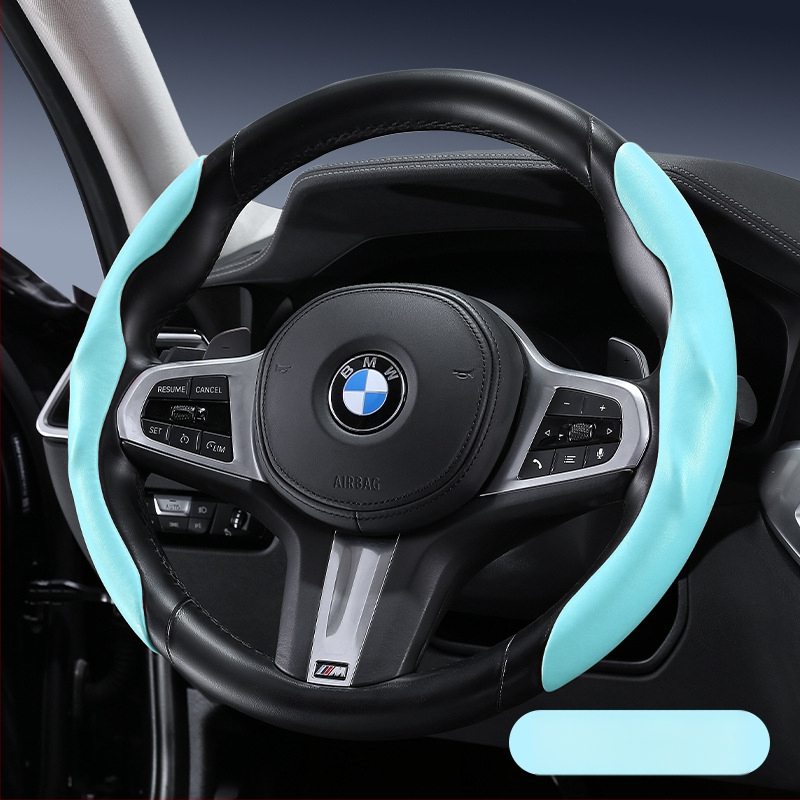 Automašīnas stūres pārsegs – ultra plāns, pretslīdēšana, mākslīgā āda ar suedes efektu, nodilumizturīgs, visu sezonu, sporta stils, universāla piemērošana