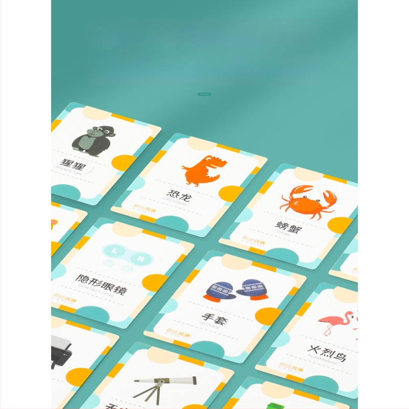 Настолна игра със карти за жестово познаване — семейно взаимодействие, 96 карти (съществителни/глаголи) и 2 ленти за глава, хартия, подходяща за възраст 7-14 години