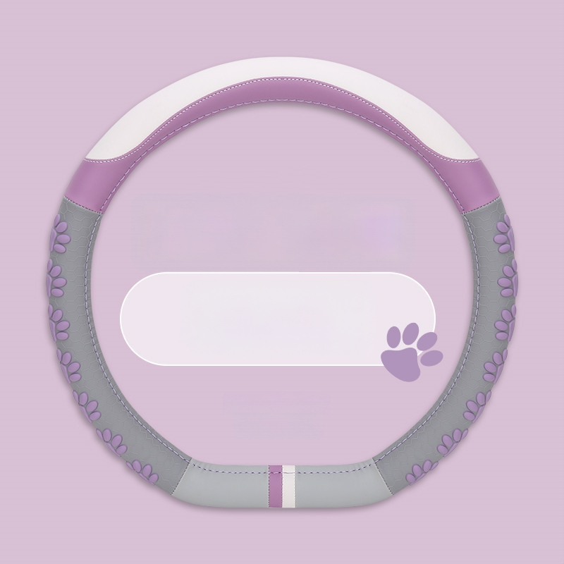 Stūres pārsegs ar D formas dizainu, mākslīgā āda, skaists stils, visu sezonu universālais uzlikums, zīmols Jin Ming