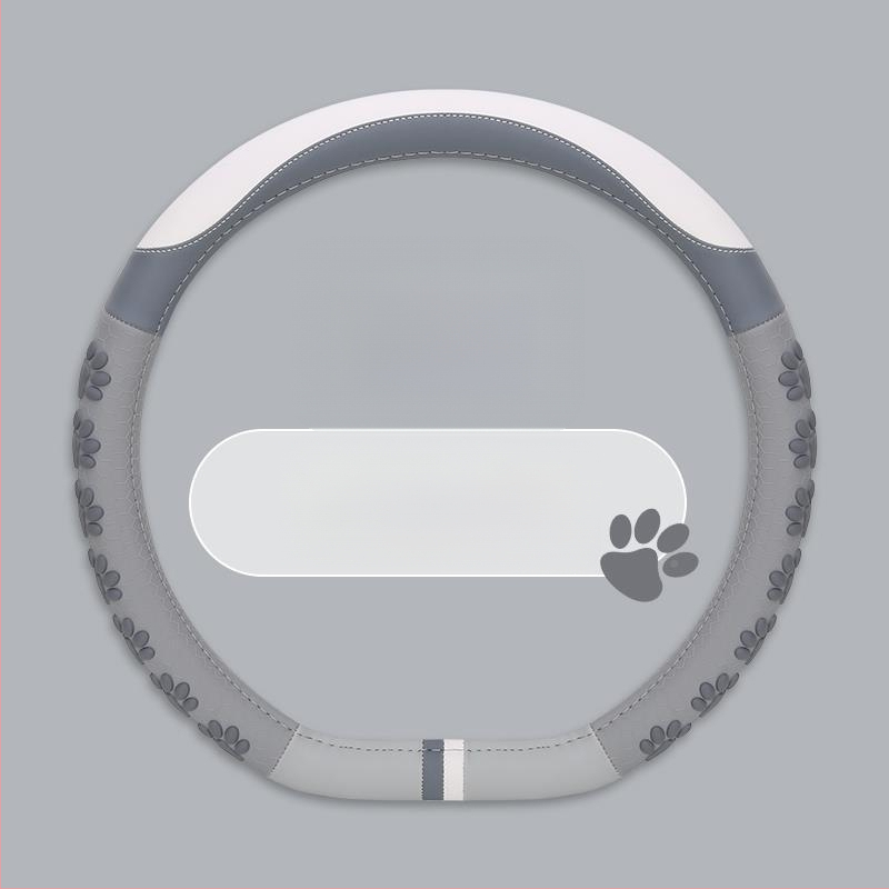 Stūres pārsegs ar D formas dizainu, mākslīgā āda, skaists stils, visu sezonu universālais uzlikums, zīmols Jin Ming