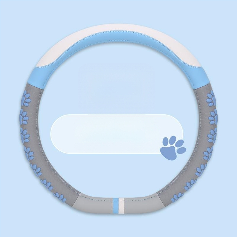 Stūres pārsegs ar D formas dizainu, mākslīgā āda, skaists stils, visu sezonu universālais uzlikums, zīmols Jin Ming