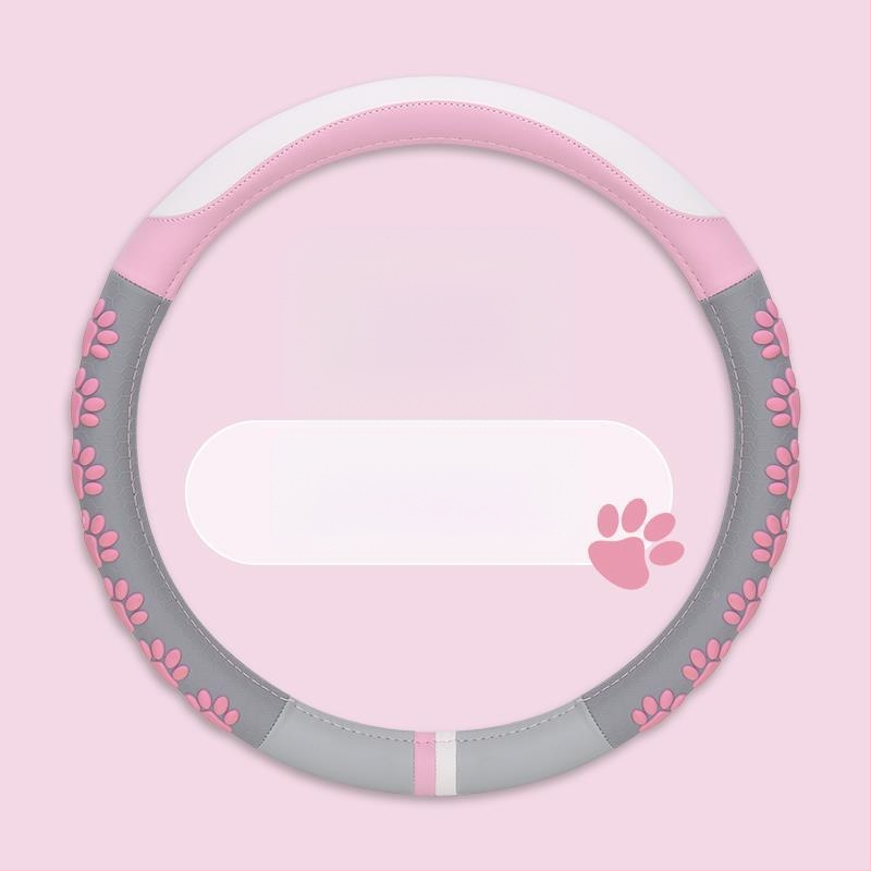 Stūres pārsegs ar D formas dizainu, mākslīgā āda, skaists stils, visu sezonu universālais uzlikums, zīmols Jin Ming