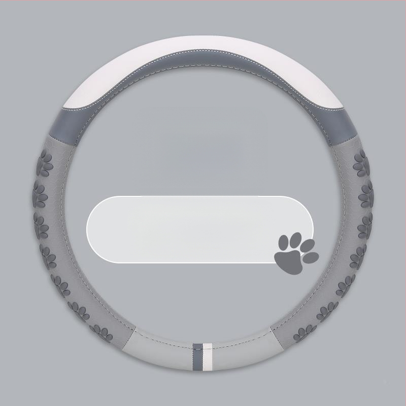 Stūres pārsegs ar D formas dizainu, mākslīgā āda, skaists stils, visu sezonu universālais uzlikums, zīmols Jin Ming