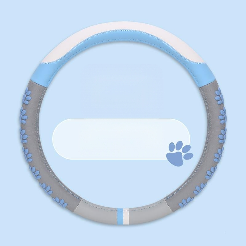 Stūres pārsegs ar D formas dizainu, mākslīgā āda, skaists stils, visu sezonu universālais uzlikums, zīmols Jin Ming