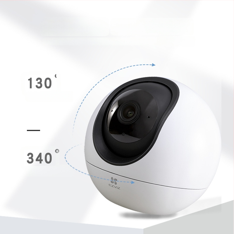 Ezviz H6 вътрешна Wi‑Fi облачна камера, pan-tilt, 340° хоризонтално, 130° вертикално, 4MP