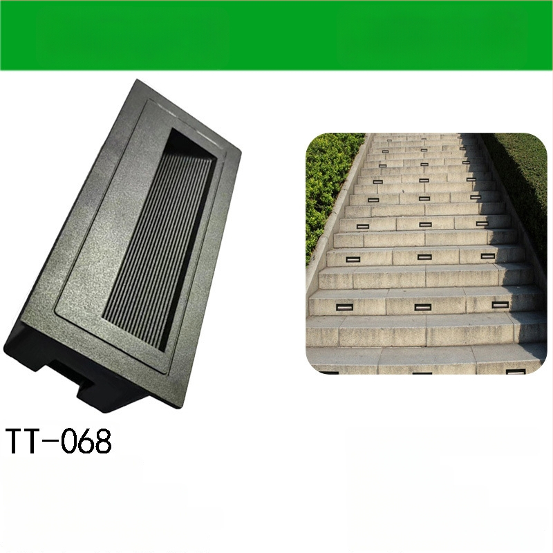 LED ъглова лампа със сензор за външни стъпала, вградена стъпкова светлина, корпус за подножка – TT-061, Tiantai Lighting, Материал: die-cast алуминий, Дебелина: 2 мм