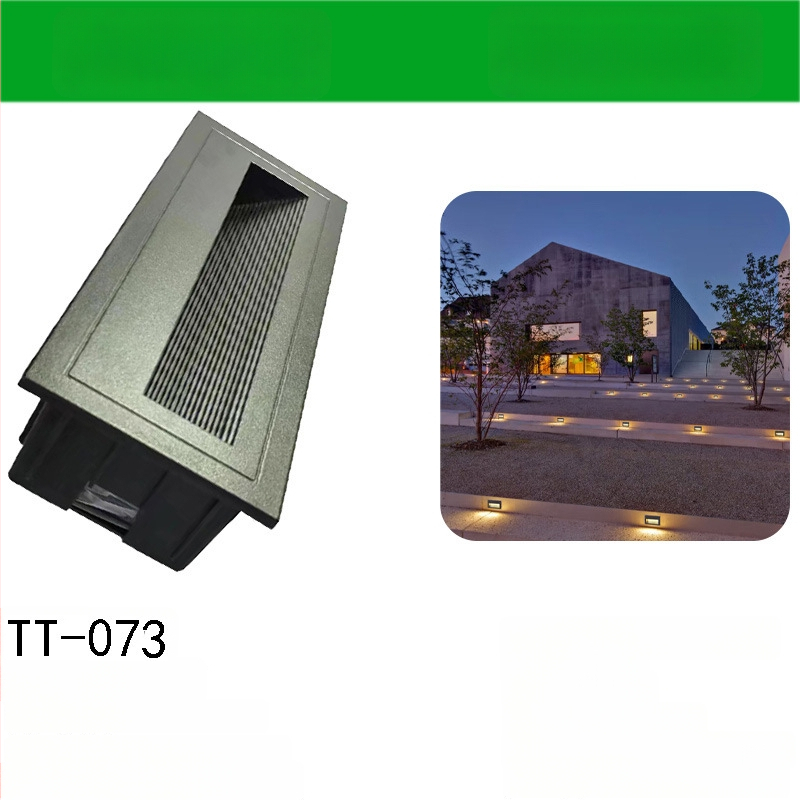 LED ъглова лампа със сензор за външни стъпала, вградена стъпкова светлина, корпус за подножка – TT-061, Tiantai Lighting, Материал: die-cast алуминий, Дебелина: 2 мм
