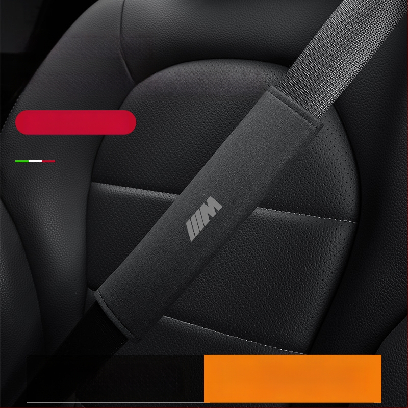 Van Gogh BMW velūra plecu jostas aizsargs automašīnai, piemērots 1/3/5/7 sērijām un X3/X2, 200 g, ar logotipa druku