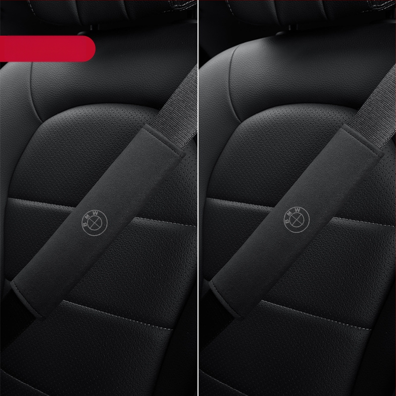 Van Gogh BMW velūra plecu jostas aizsargs automašīnai, piemērots 1/3/5/7 sērijām un X3/X2, 200 g, ar logotipa druku