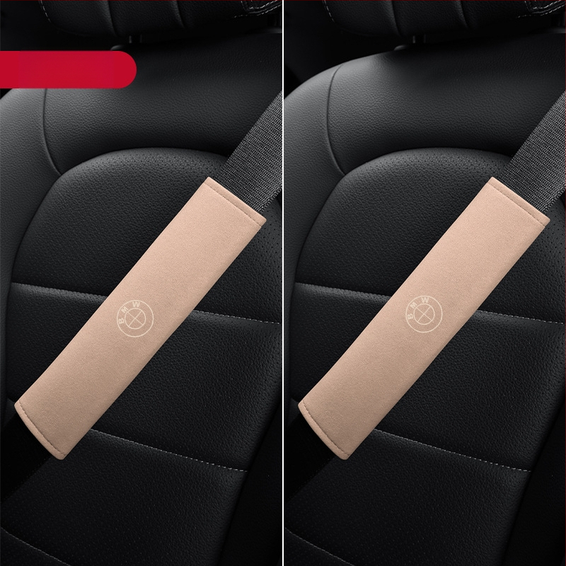 Van Gogh BMW velūra plecu jostas aizsargs automašīnai, piemērots 1/3/5/7 sērijām un X3/X2, 200 g, ar logotipa druku