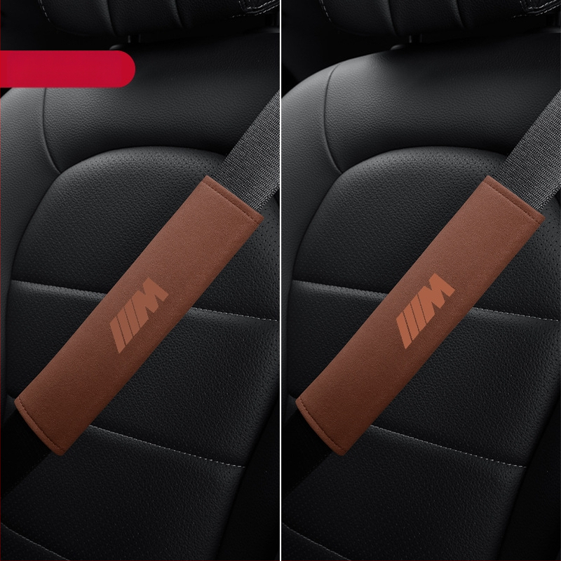 Van Gogh BMW velūra plecu jostas aizsargs automašīnai, piemērots 1/3/5/7 sērijām un X3/X2, 200 g, ar logotipa druku