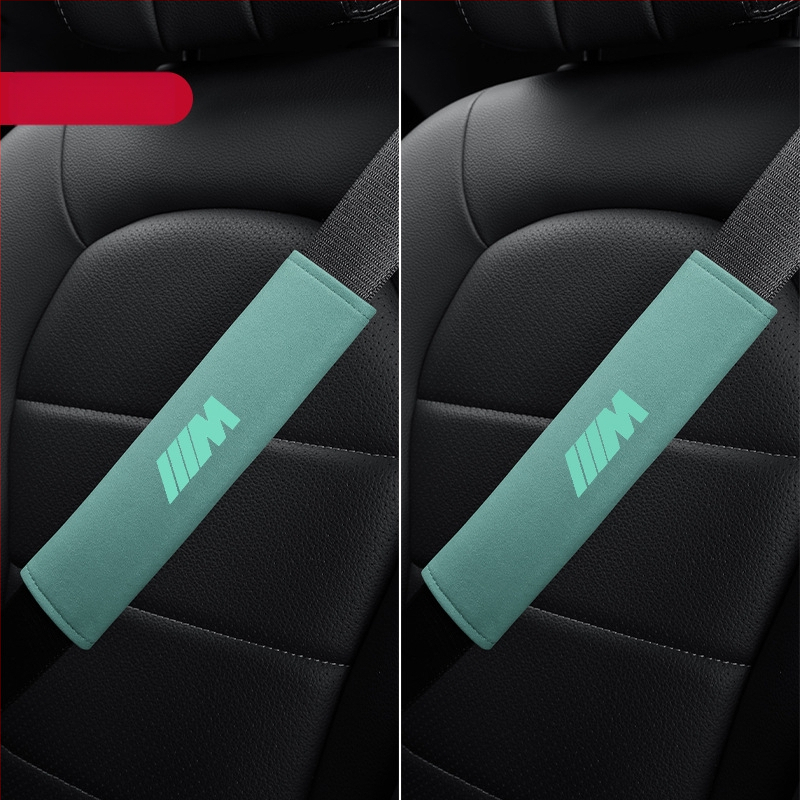 Van Gogh BMW velūra plecu jostas aizsargs automašīnai, piemērots 1/3/5/7 sērijām un X3/X2, 200 g, ar logotipa druku