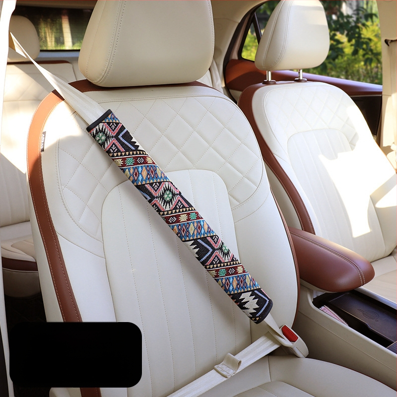 Automobiļa drošības josta pleca aizsargs — Etniskais stils, Karikatūru dizains, Poliesters, Gu qi zīmols