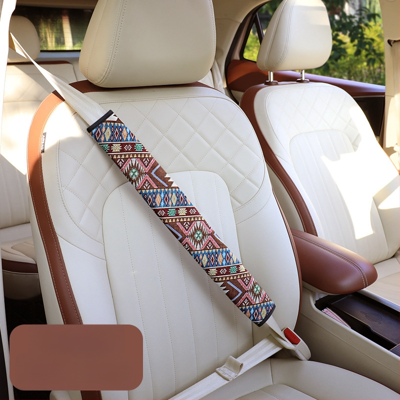 Automobiļa drošības josta pleca aizsargs — Etniskais stils, Karikatūru dizains, Poliesters, Gu qi zīmols