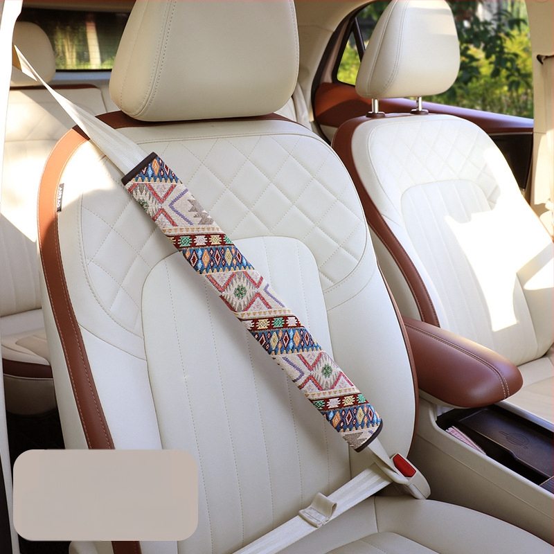 Automobiļa drošības josta pleca aizsargs — Etniskais stils, Karikatūru dizains, Poliesters, Gu qi zīmols