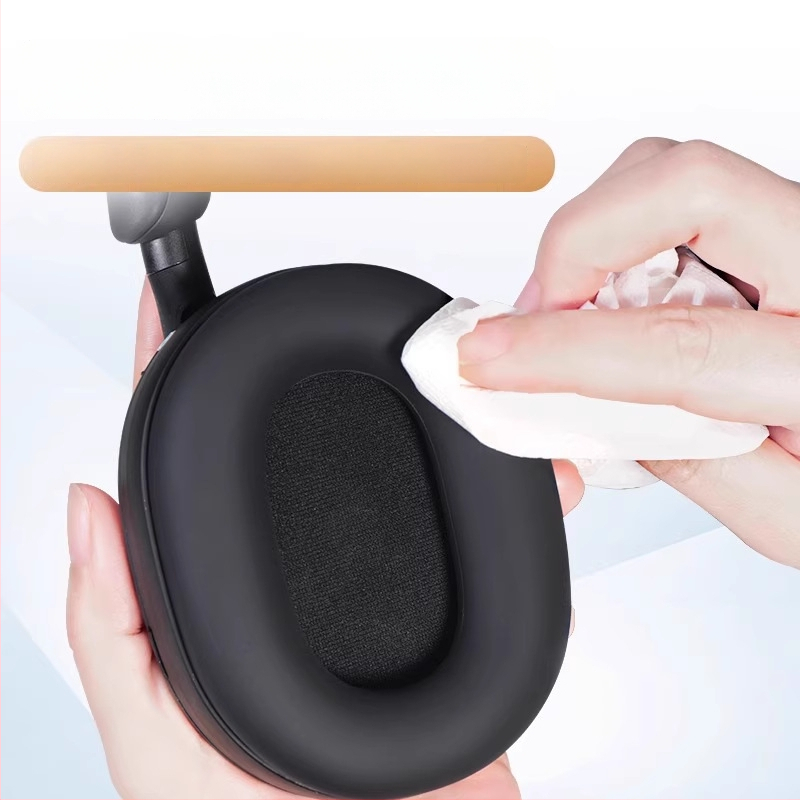 Odinis dėklas ausinėms Sony WH-1000XM4, XM4 modelis, tikra oda, XM4 suderinamas, patogus nešiojimas