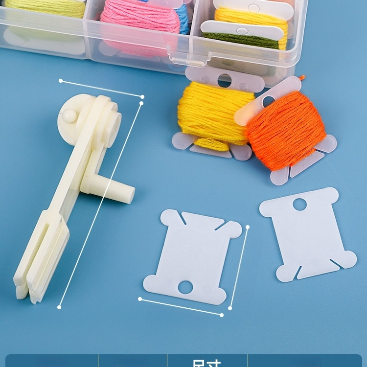 Навивател за прежда за кръстосано бродиране – ръчен инструмент за домашна употреба