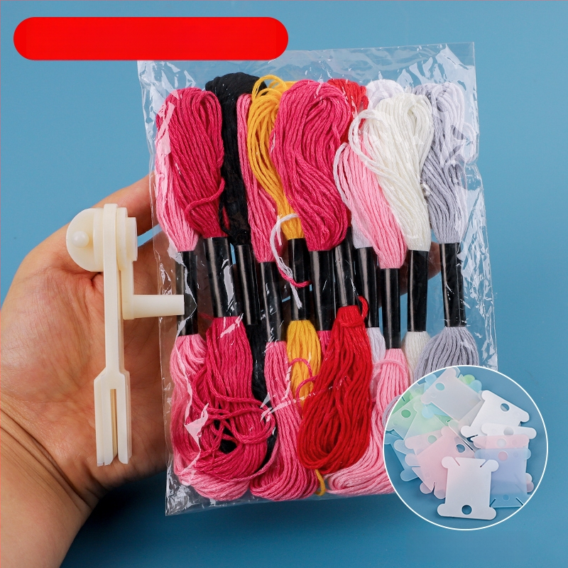 Навивател за прежда за кръстосано бродиране – ръчен инструмент за домашна употреба