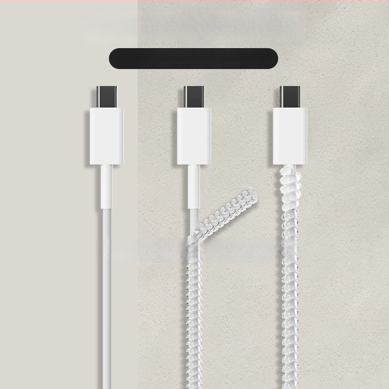 Защитен калъф за кабел за данни с кристален навиващ се шнур, устойчив на счупване