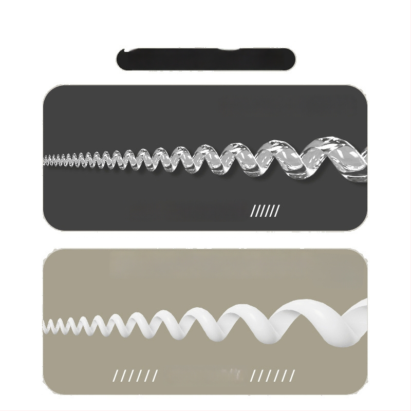 Защитен калъф за кабел за данни с кристален навиващ се шнур, устойчив на счупване